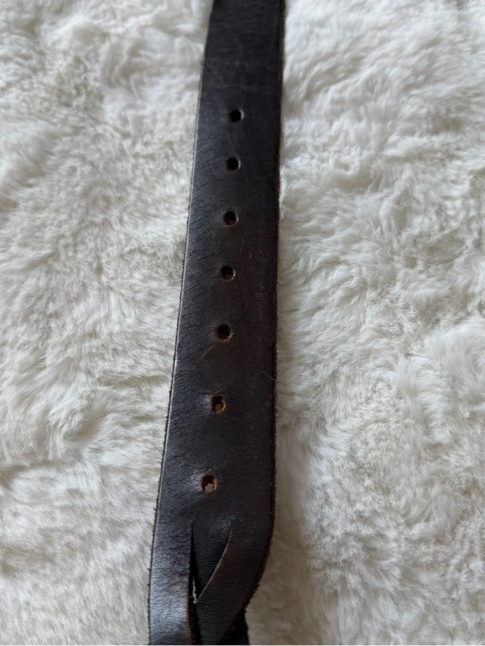 Vintage Braided Leather Belt Brown Silver Buckle Size 31–37.5 Boho Western